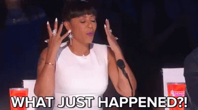 Image result for mel b what just happened gif