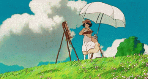 Ghibli Paint GIF - Ghibli Paint KikisDeliveryService GIFs