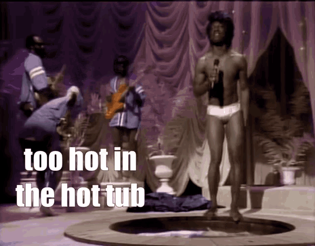 Too Hot For The Hot Tub Meme