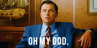 Wolf Of Wall Street Oh My God GIF - WolfOfWallStreet OhMyGod LeonardoDiCaprio GIFs
