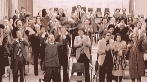 applause crowd gif applause