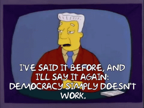 Image result for simpson democracy