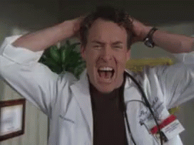 Image result for scrubs screaming gif