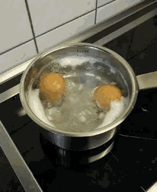 Bilderesultat for boiling egg gif