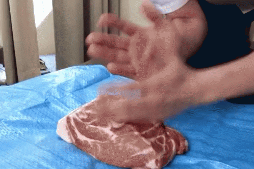 Meat Tenderize GIF - Meat Tenderize Beating - Discover & Share GIFs