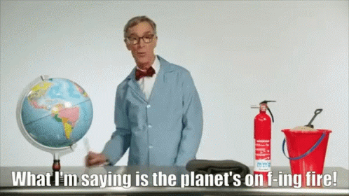 Fire Bill Nye GIF - Fire BillNye Climate GIFs