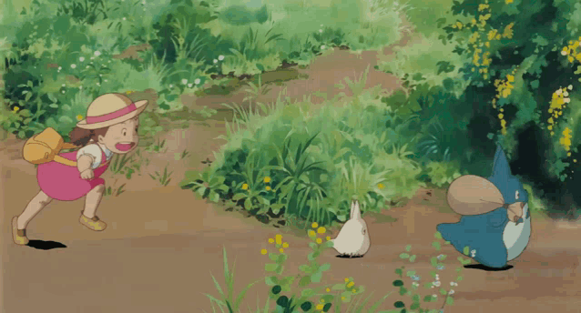 Studio Ghibli Mei GIF - StudioGhibli Mei Totoro - Discover & Share GIFs