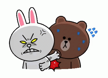Angry Cony GIF - Angry Cony Brown - Discover & Share GIFs
