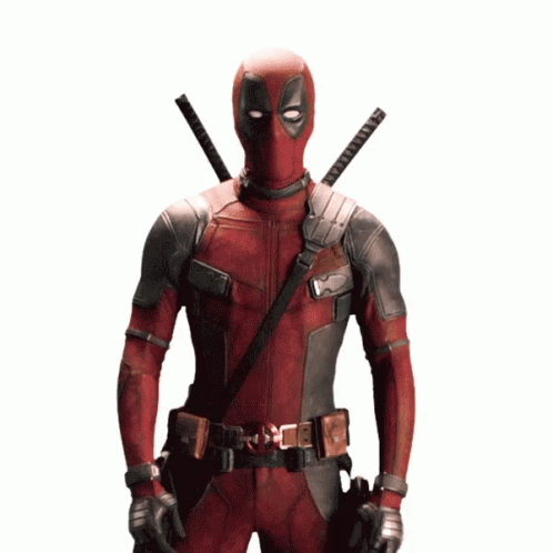 Deadpool cracking his knuckles...