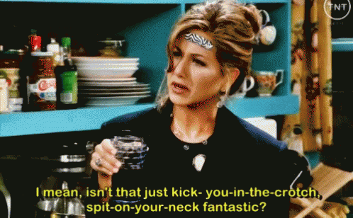 Friends Rachel GIF - Friends Rachel KickYou - Discover & Share GIFs