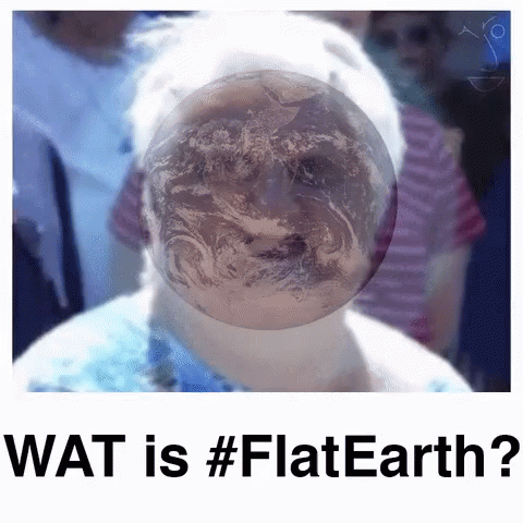 flat earth gif
