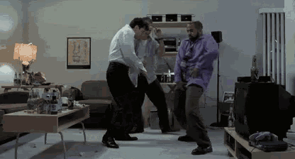 Image result for office space dancing gif