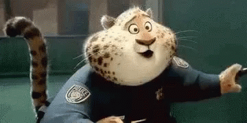 Officer Clawhauser Aww GIF - OfficerClawhauser Aww Zootopia - Discover &  Share GIFs