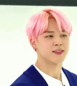 jimin pink hair gif jimin pinkhair discover share gifs