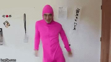 Pink Guy Dancing Gif