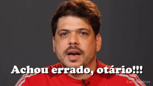 Resultado de imagem para achou errado gif
