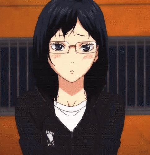 pix Kiyoko Shimizu Cute kiyoko shimizu haikyuu gif kiyokoshimizu haikyuu blush discover share gifs