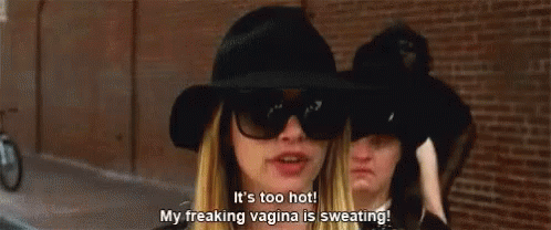 always hot and sweating