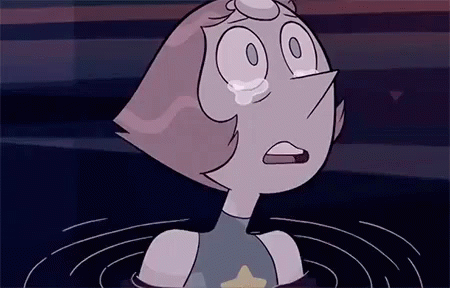 gasp face crying steven universe pearl sad cry shocked gifs sd mp4 tenor