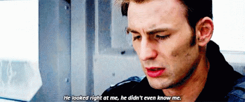 Image result for captain america do you even know me gif