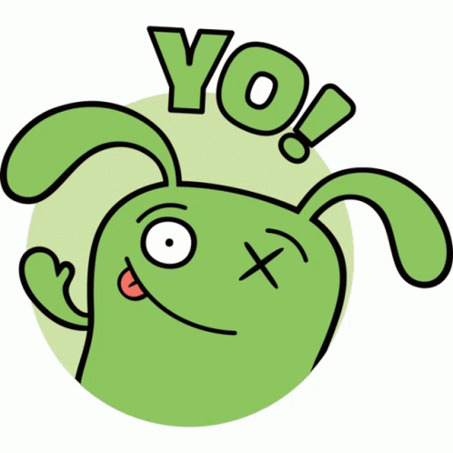Ox Is Waving, Says Yo GIF - UglyDolls Google - Discover & Share GIFs