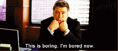 Image result for so boring gif