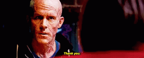 Deadpool Thank You Gif Deadpool Thankyou Discover Share Gifs