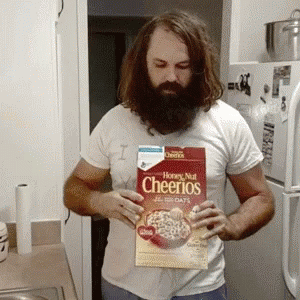 Image result for funny eating cheerios gif
