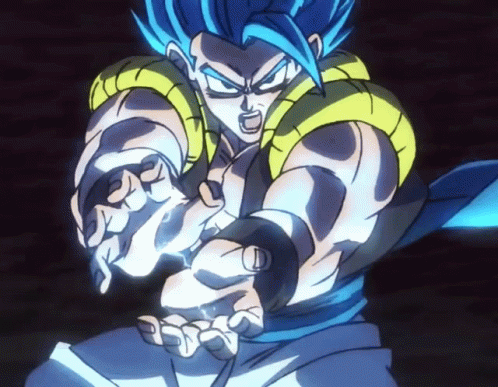 Gogeta Blue GIF - Gogeta Blue Ssb - Discover & Share GIFs