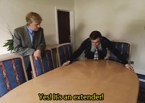 Alan Partridge Table GIF - AlanPartridge Table Extender - Discover & Share  GIFs