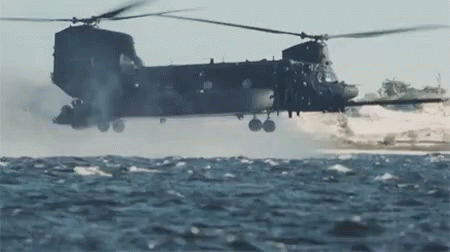 attack helicopter mosh pit gif