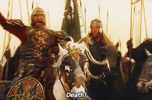 Death Theoden King GIF - Death TheodenKing War - Discover & Share GIFs