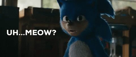 Image result for sonic the hedgehog uh meow gif