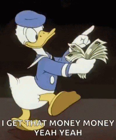 Friday Money GIF - Friday Money DonaldDuck - Discover & Share GIFs