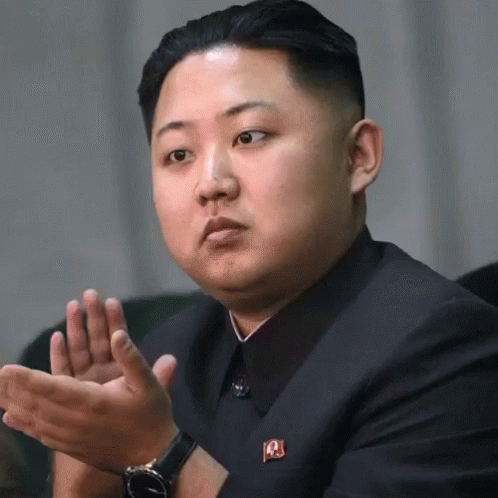 Kim Jong Un Clap Gif Kimjongun Clap Eyesroll Discover Share Gifs