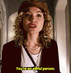 Image result for you're a bad person gif