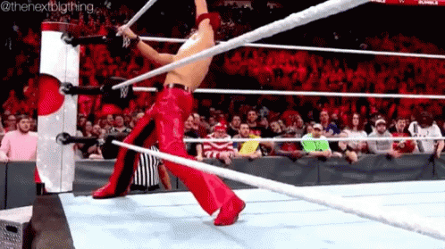 roman reigns spear gif romanreigns spear shinsukenakamura
