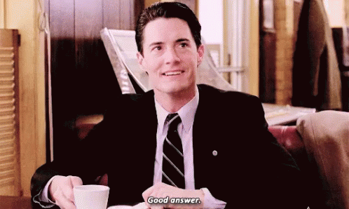 Dale Cooper Kyle Maclachlan GIF - DaleCooper KyleMaclachlan GoodAnswer ...
