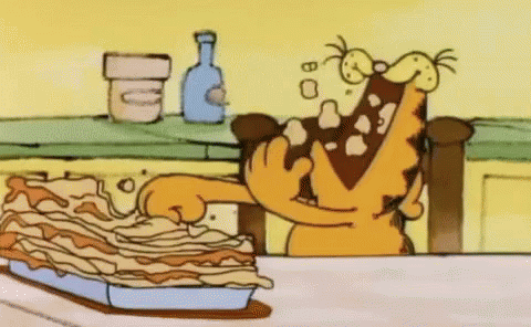 Garfield Lasagna GIFs  Tenor