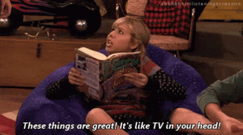 These Things Are Great Its Like Tv In Your Head GIF - TheseThingsAreGreat  ItsLikeTvInYourHead SamPuckett - Discover &amp; Share GIFs