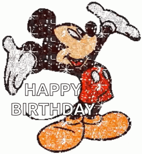 Mickey Mouse Happy Birthday Gif - WORDBLOG