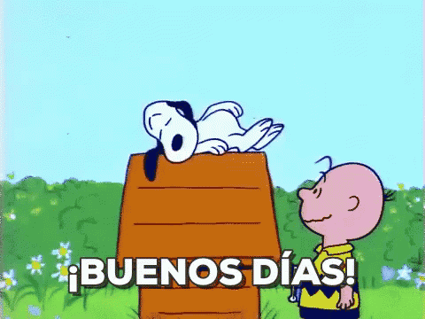 Buenos Dias GIF - CharlieBrow BuenosDias Snoopy - Descubre ...