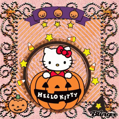 Hello Kitty Halloween GIF - HelloKitty Halloween Glitter - Discover ...
