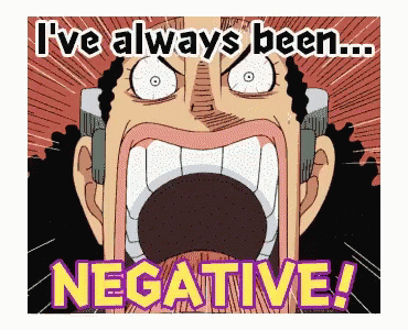 Negative One Piece GIF - Negative OnePiece GIFs