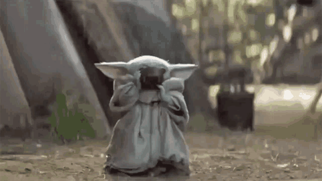 Image result for baby yoda gif