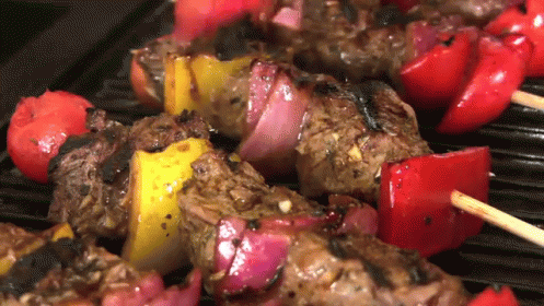 Beef Kebobs GIF - Beef Kabob Grill - Discover &amp; Share GIFs