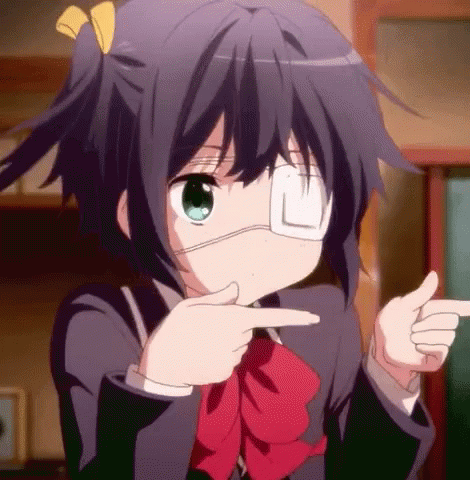 pix Creepy Owl Gif Reenactment cute rikka takanashi gif