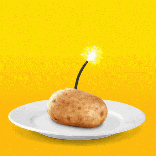 Boom GIF - Potato Potatoes Tates - Discover & Share GIFs