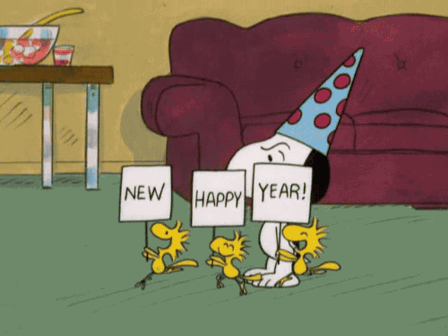 Happy New Year Charlie Brown Images GIFs | Tenor