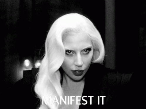Manifest It Lady Gaga GIF - ManifestIt LadyGaga Kikimanifest - Discover &  Share GIFs
